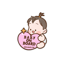 Baby On Board Static Cling Car Sign